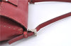 Authentic FENDI Mamma Baguette Shoulder Hand Bag Leather Red H9170