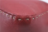 Authentic FENDI Mamma Baguette Shoulder Hand Bag Leather Red H9170