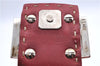 Authentic FENDI Mamma Baguette Shoulder Hand Bag Leather Red H9170