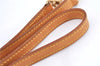 Authentic Louis Vuitton Leather Shoulder Strap Beige LV H9172