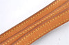 Authentic Louis Vuitton Leather Shoulder Strap Beige LV H9172