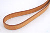 Authentic Louis Vuitton Leather Shoulder Strap Beige LV H9172