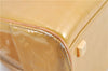 Authentic Louis Vuitton Vernis Tompkins Square Hand Bag Yellow M91149 LV H9174