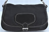 Authentic PRADA Nylon Leather Shoulder Hand Bag Purse Black H9179