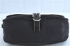 Authentic PRADA Nylon Leather Shoulder Hand Bag Purse Black H9179