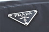 Authentic PRADA Nylon Leather Shoulder Hand Bag Purse Black H9179