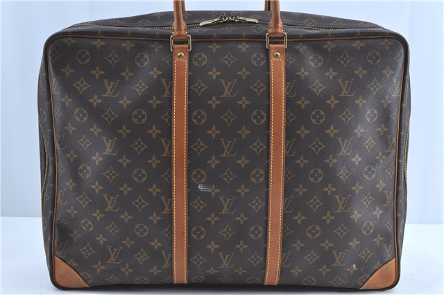 Authentic Louis Vuitton Monogram Sirius 50 Travel Hand Bag M41406 LV H9182