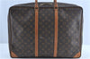 Authentic Louis Vuitton Monogram Sirius 50 Travel Hand Bag M41406 LV H9182