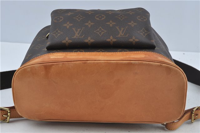 Authentic Louis Vuitton Monogram Montsouris GM Backpack M51135 LV H9185