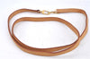 Authentic Louis Vuitton Leather Shoulder Strap Beige 47.6" LV H9190