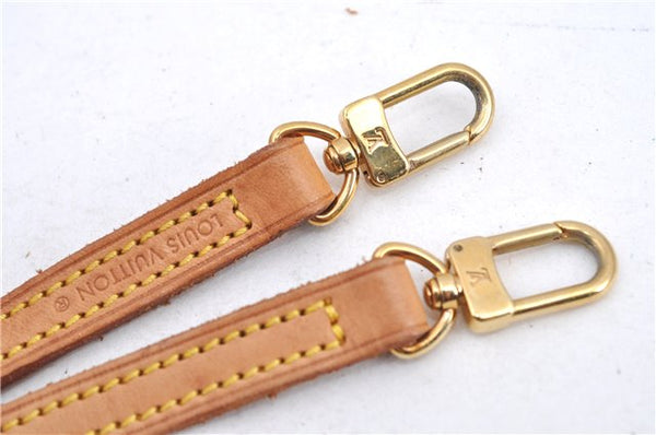 Authentic Louis Vuitton Leather Shoulder Strap Beige 47.6" LV H9190