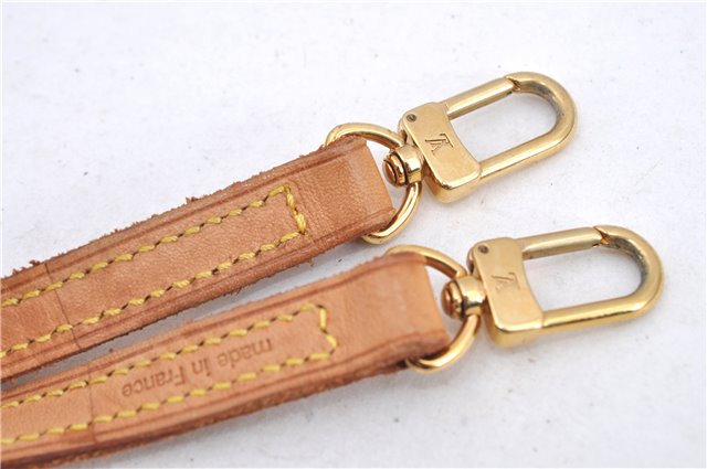 Authentic Louis Vuitton Leather Shoulder Strap Beige 47.6