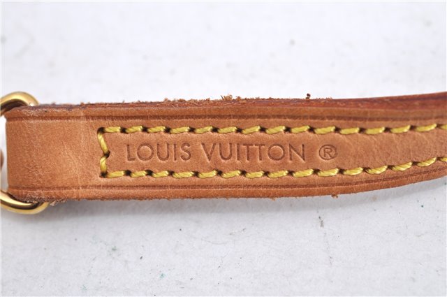 Authentic Louis Vuitton Leather Shoulder Strap Beige 47.6