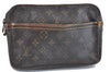 Authentic Louis Vuitton Monogram Compiegne 23 Clutch Hand Bag M51847 LV H9192