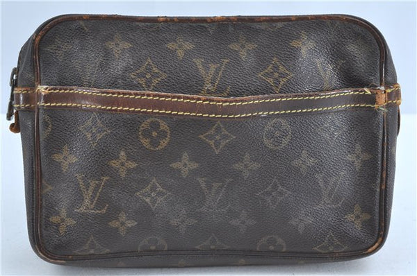 Authentic Louis Vuitton Monogram Compiegne 23 Clutch Hand Bag M51847 LV H9192