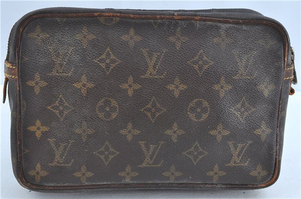 Authentic Louis Vuitton Monogram Compiegne 23 Clutch Hand Bag M51847 LV H9192