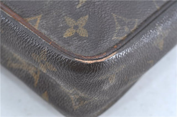 Authentic Louis Vuitton Monogram Compiegne 23 Clutch Hand Bag M51847 LV H9192