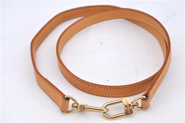 Authentic Louis Vuitton Leather Shoulder Strap Beige 39