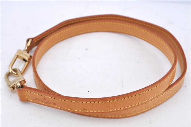 Authentic Louis Vuitton Leather Shoulder Strap Beige 39