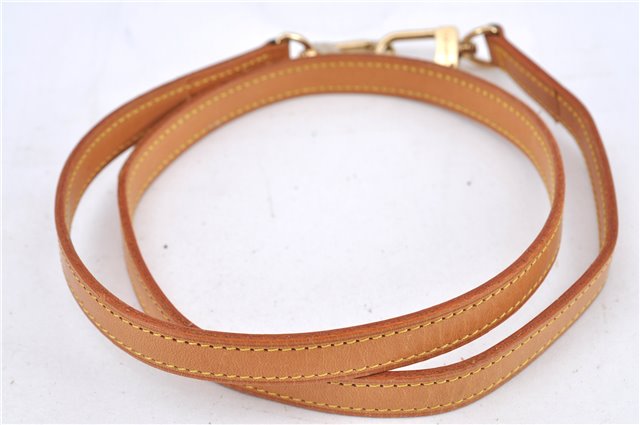 Authentic Louis Vuitton Leather Shoulder Strap Beige 39