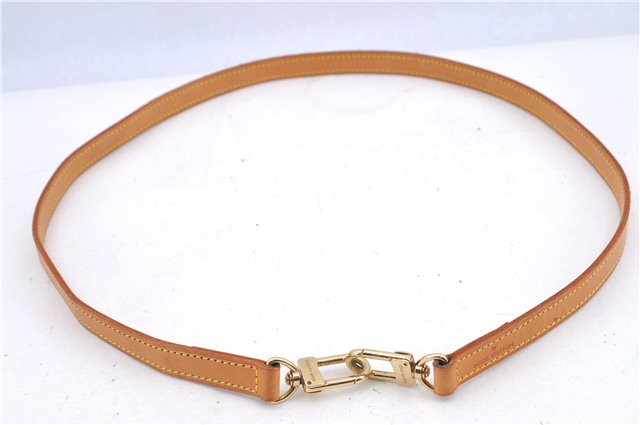 Authentic Louis Vuitton Leather Shoulder Strap Beige 39