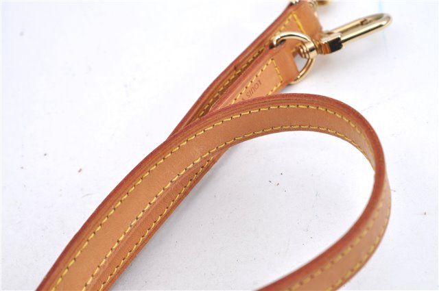 Authentic Louis Vuitton Leather Shoulder Strap Beige 39