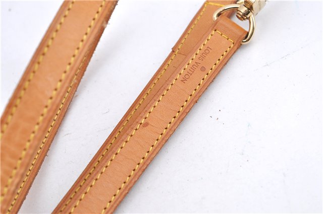 Authentic Louis Vuitton Leather Shoulder Strap Beige 39