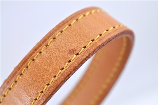 Authentic Louis Vuitton Leather Shoulder Strap Beige 39