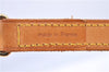 Authentic Louis Vuitton Leather Shoulder Strap Beige 39" LV H9198