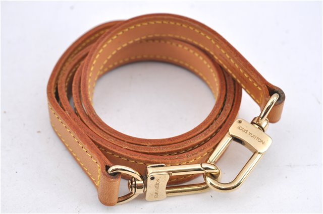 Authentic Louis Vuitton Leather Shoulder Strap Beige 39