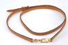 Authentic Louis Vuitton Leather Shoulder Strap Beige 40.2-47.6" LV H9199