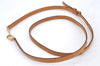 Authentic Louis Vuitton Leather Shoulder Strap Beige 40.2-47.6" LV H9199