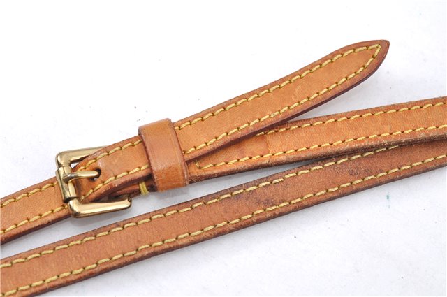 Authentic Louis Vuitton Leather Shoulder Strap Beige 40.2-47.6