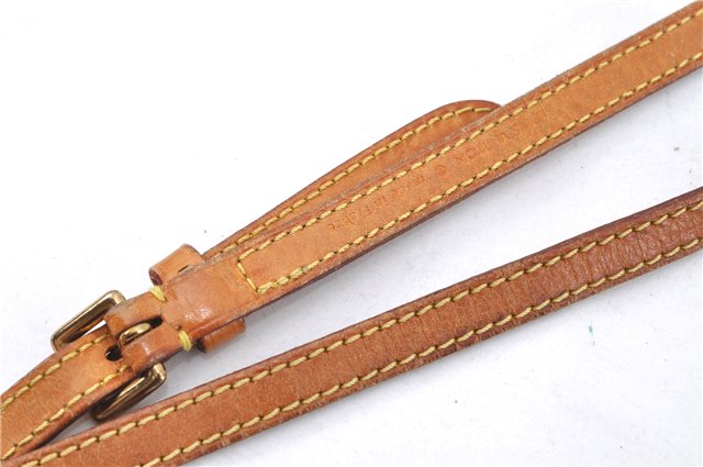 Authentic Louis Vuitton Leather Shoulder Strap Beige 40.2-47.6