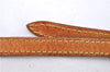 Authentic Louis Vuitton Leather Shoulder Strap Beige 40.2-47.6" LV H9199