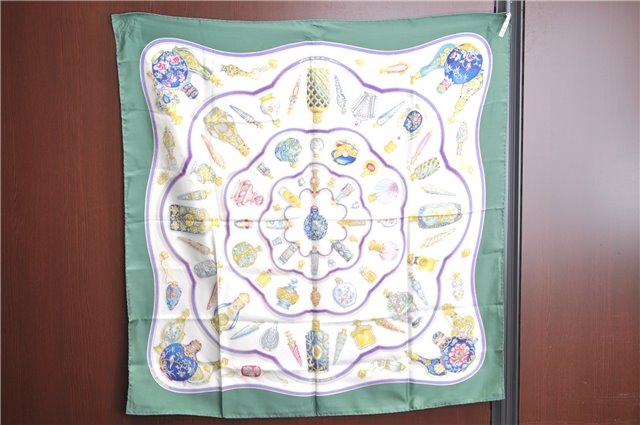 Auth HERMES Carre 90 Scarf 