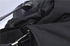 Authentic GUCCI Backpack Nylon Leather 0190585 Black H9204