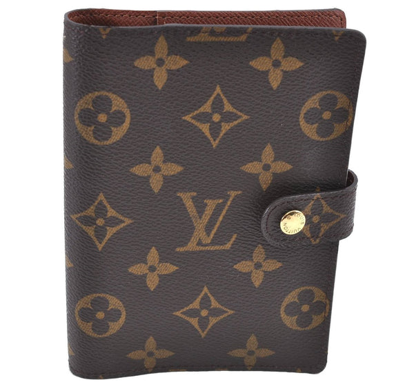 Authentic Louis Vuitton Monogram Agenda PM Day Planner Cover R20005 LV H9205