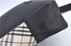 Authentic BURBERRY BLACK LABEL Nova Check Shoulder Cross Bag Nylon Black H9211