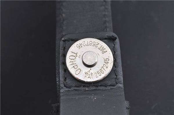 Authentic BURBERRY BLACK LABEL Nova Check Shoulder Cross Bag Nylon Black H9211
