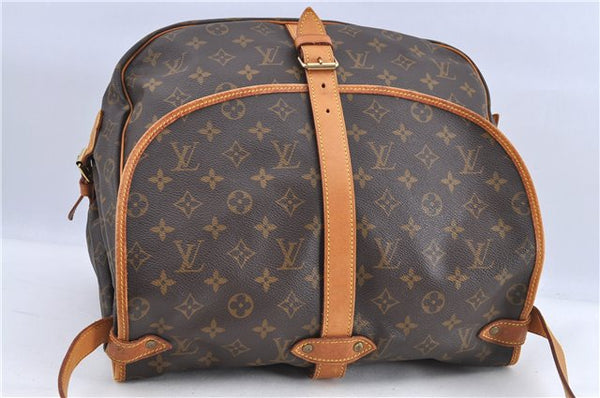 Auth Louis Vuitton Monogram Saumur 35 Shoulder Cross Body Bag M42254 LV H9216