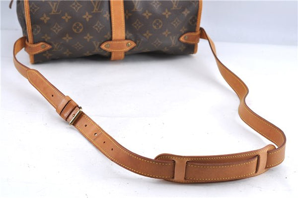 Auth Louis Vuitton Monogram Saumur 35 Shoulder Cross Body Bag M42254 LV H9216