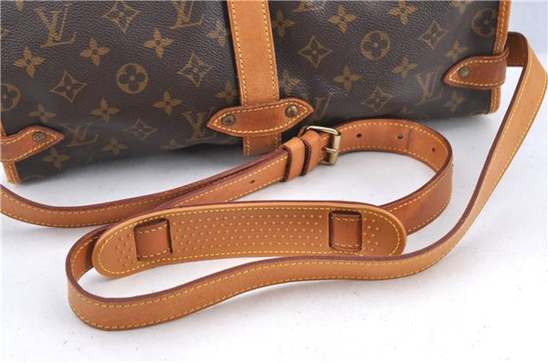 Auth Louis Vuitton Monogram Saumur 35 Shoulder Cross Body Bag M42254 LV H9216