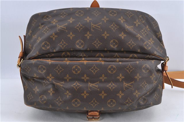 Auth Louis Vuitton Monogram Saumur 35 Shoulder Cross Body Bag M42254 LV H9216