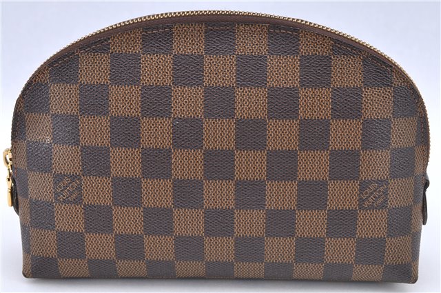 Authentic Louis Vuitton Damier Pochette Cosmetic GM Pouch N23345 LV H9218