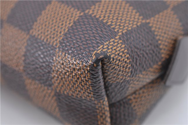 Authentic Louis Vuitton Damier Pochette Cosmetic GM Pouch N23345 LV H9218