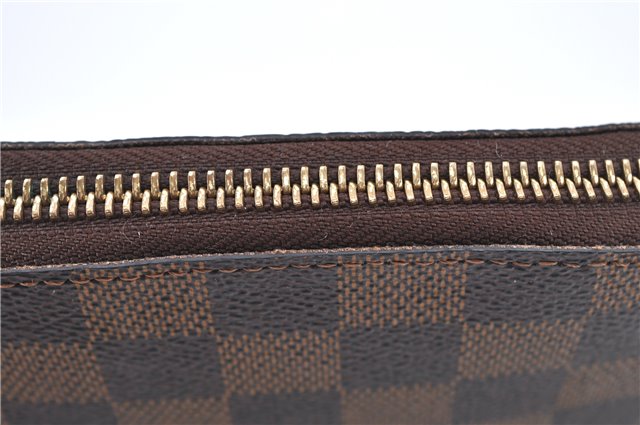 Authentic Louis Vuitton Damier Pochette Cosmetic GM Pouch N23345 LV H9218