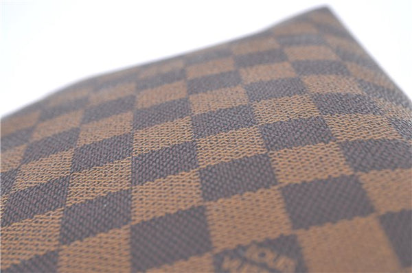 Authentic Louis Vuitton Damier Pochette Cosmetic GM Pouch N23345 LV H9218