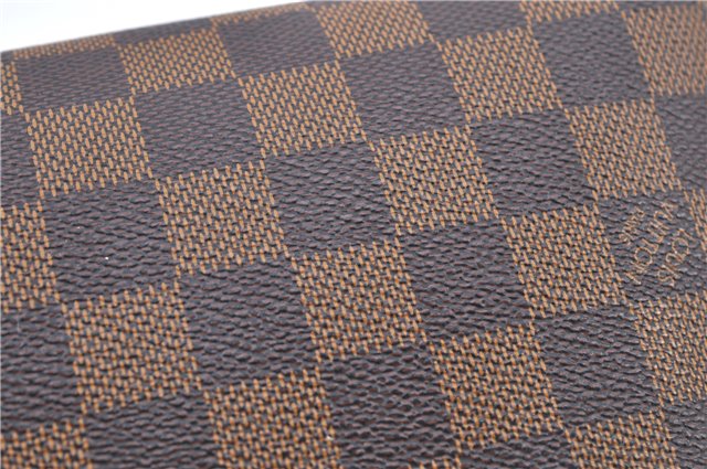 Authentic Louis Vuitton Damier Pochette Cosmetic GM Pouch N23345 LV H9218