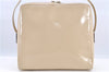 Authentic GUCCI Shoulder Bag Purse Leather Ivory H9221